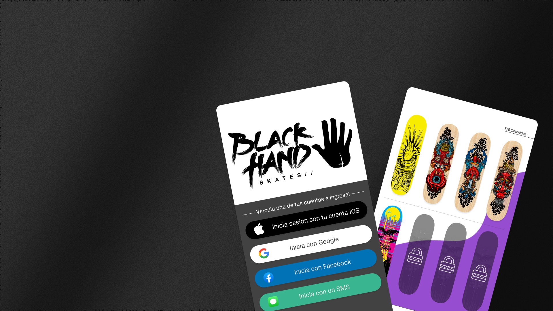 Black Hand Skate App