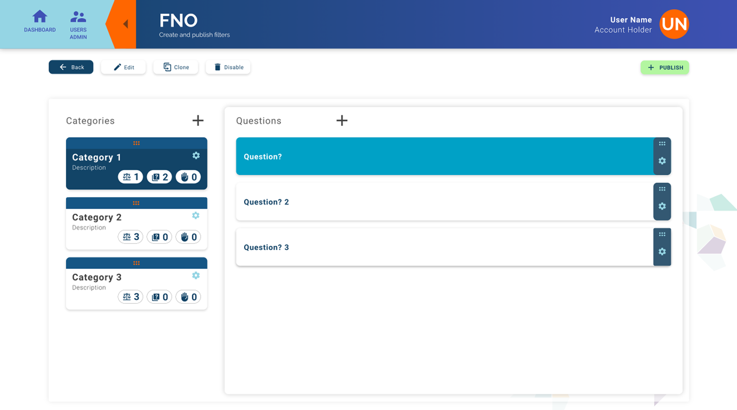Creación de encuestas — Constructor visual
