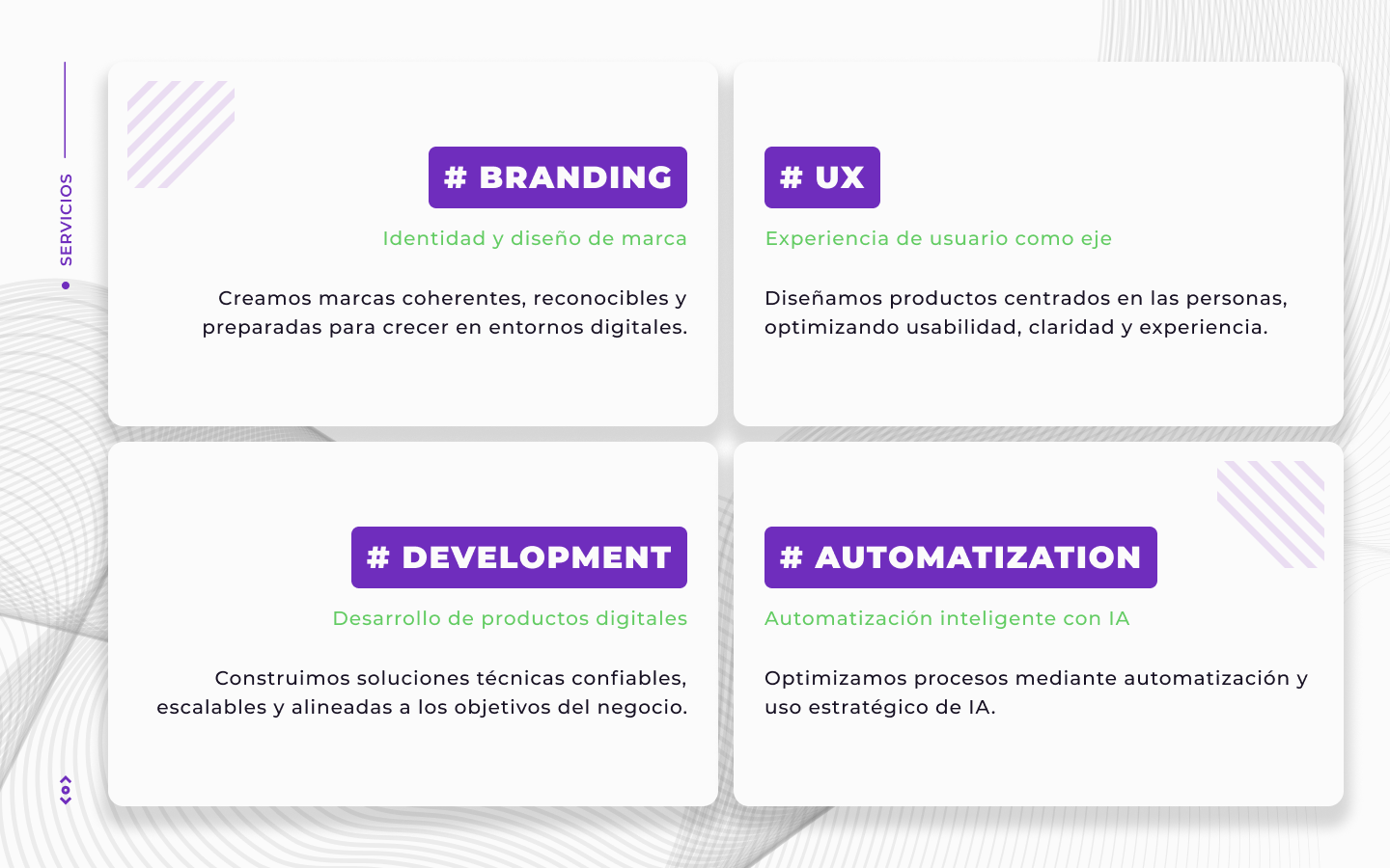 Servicios — Automatización y desarrollo