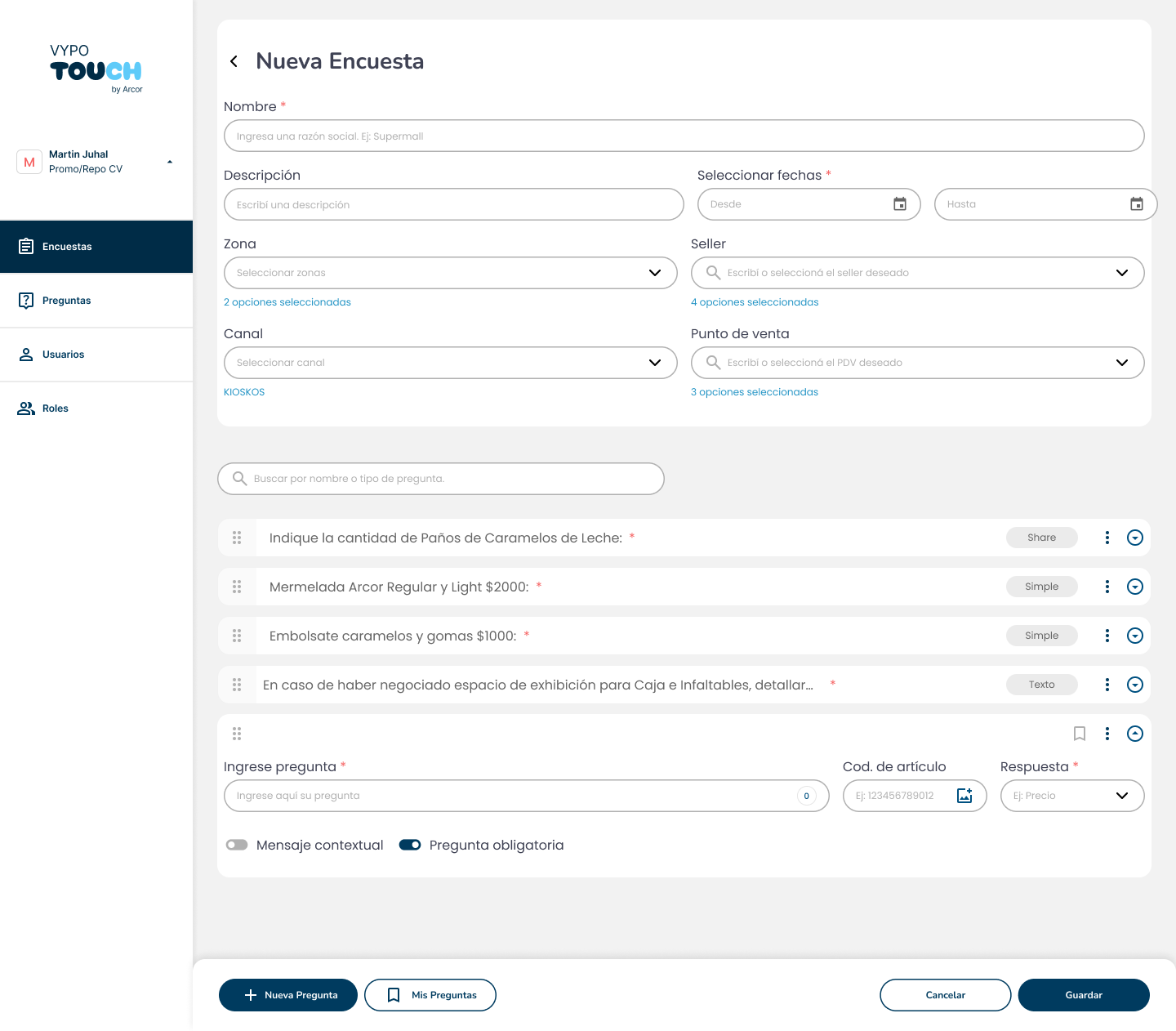 Constructor de encuestas con imágenes